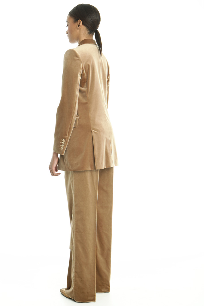 Blazer lungo in velluto Fashion Market Blazer lungo in velluto Fashion Market
