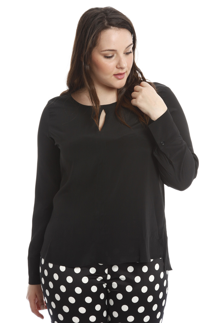 Blusa in crespo di seta Fashion Market Blusa in crespo di seta Fashion Market