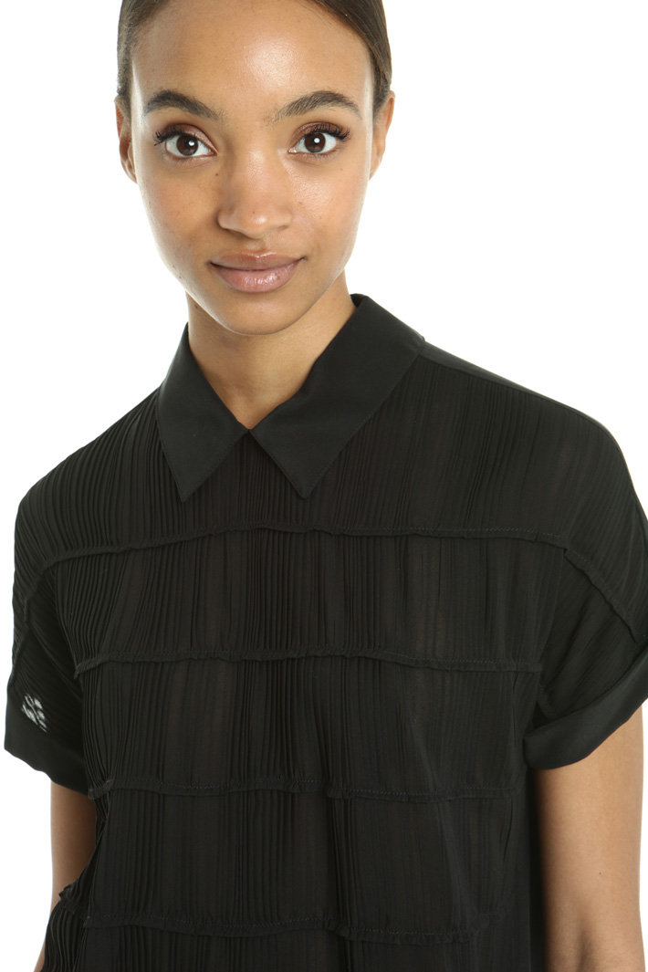 Casacca in georgette di seta Fashion Market Casacca in georgette di seta Fashion Market