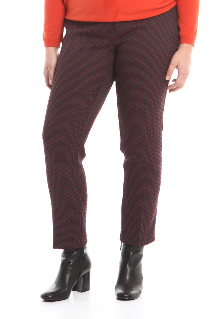Pantalone in jacquard stretch Fashion Market Pantalone in jacquard stretch Fashion Market