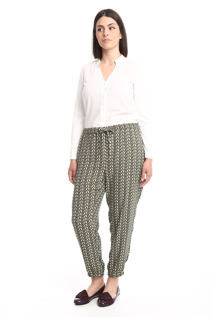 Pantalone jogging in cady Fashion Market Pantalone jogging in cady Fashion Market