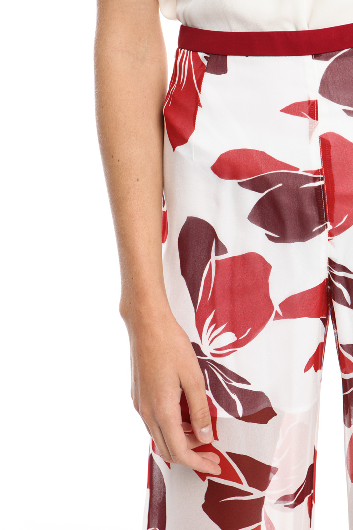 Pantalone ampio in georgette Fashion Market Pantalone ampio in georgette Fashion Market