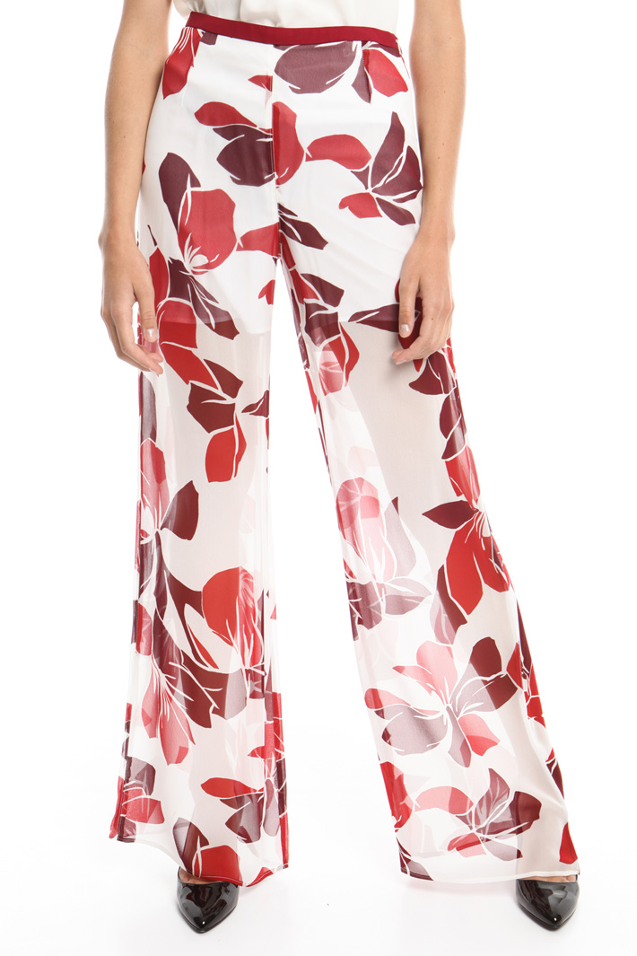 Pantalone ampio in georgette Fashion Market Pantalone ampio in georgette Fashion Market