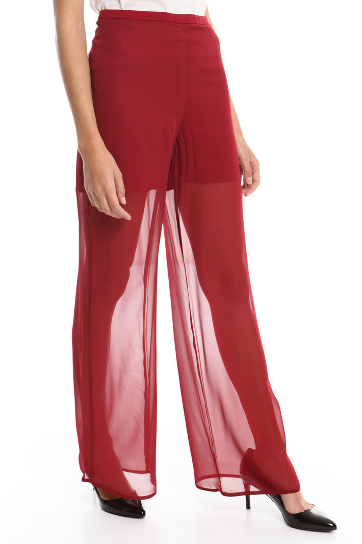 Pantalone ampio in georgette Fashion Market Pantalone ampio in georgette Fashion Market