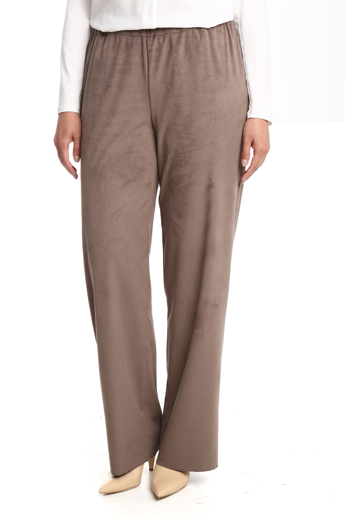 Pantalone effetto camoscio Fashion Market Pantalone effetto camoscio Fashion Market