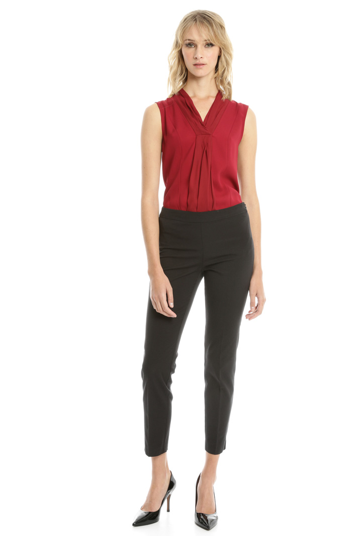 Pantaloni in faille stretch Fashion Market Pantaloni in faille stretch Fashion Market