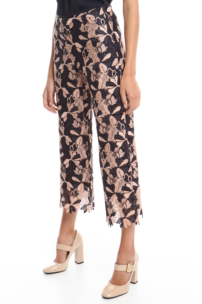 Pantalone in pizzo macramé Fashion Market Pantalone in pizzo macramé Fashion Market
