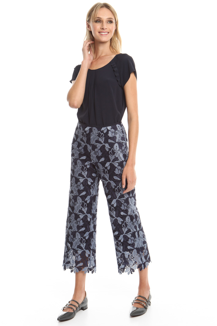 Pantalone in pizzo macramé Fashion Market Pantalone in pizzo macramé Fashion Market