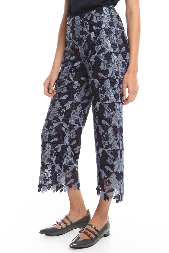 Pantalone in pizzo macramé Fashion Market Pantalone in pizzo macramé Fashion Market