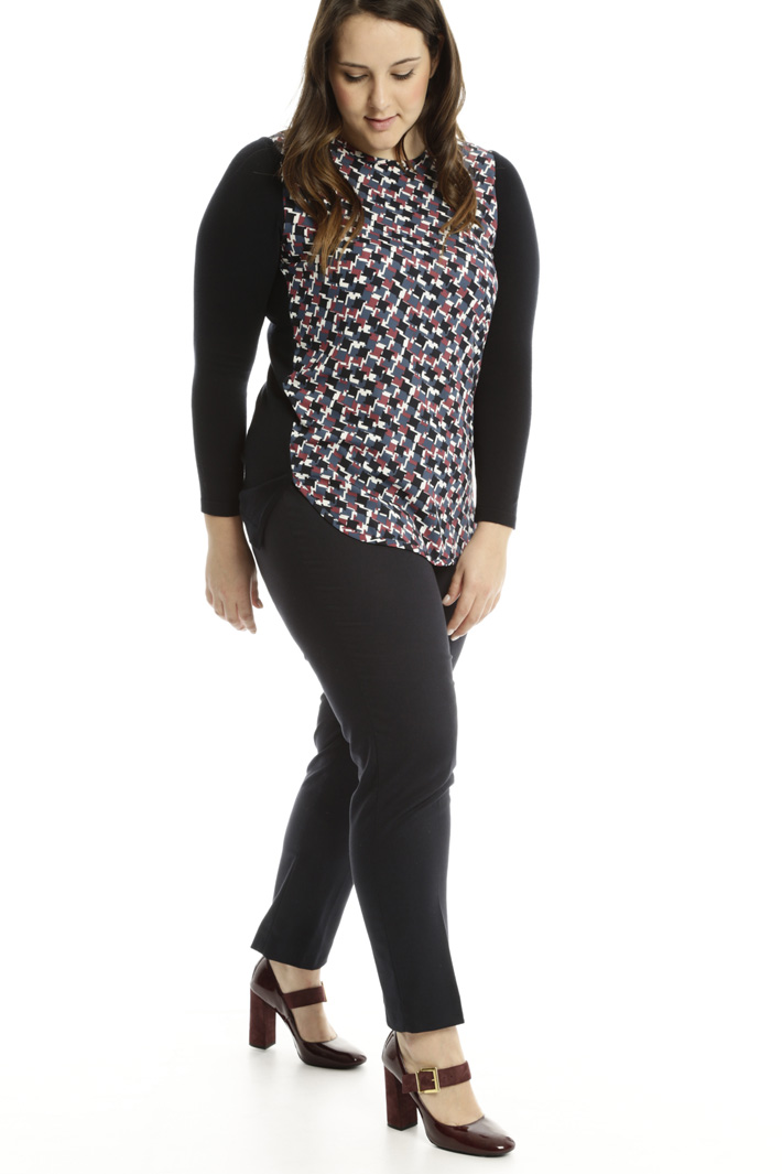 Pantalone aderente in flanella Fashion Market Pantalone aderente in flanella Fashion Market