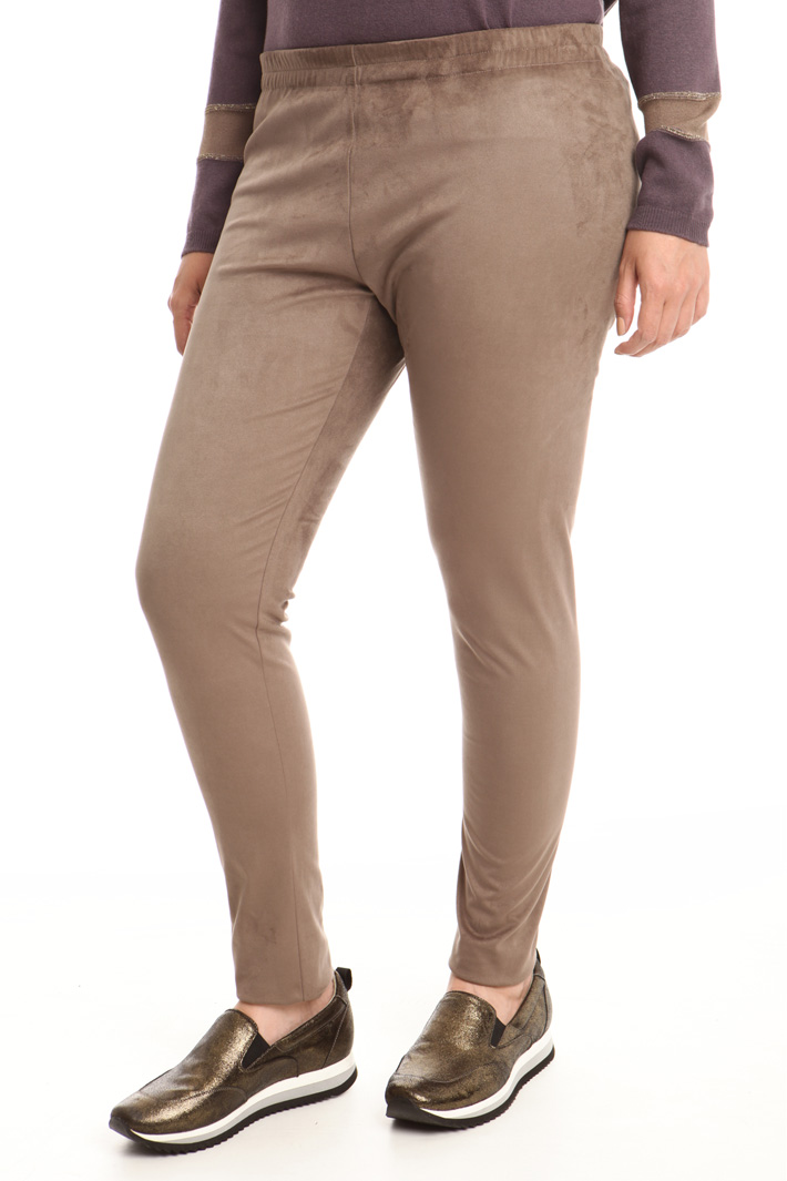 Leggings effetto scamosciato Fashion Market Leggings effetto scamosciato Fashion Market