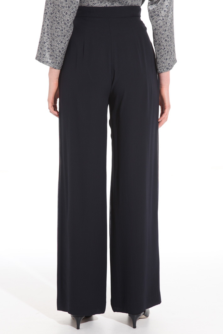 Pantalone in georgette di seta Fashion Market Pantalone in georgette di seta Fashion Market