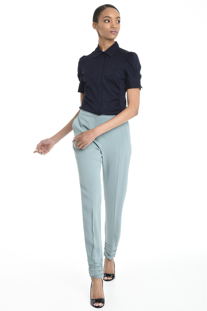 Pantaloni in enver satin Fashion Market Pantaloni in enver satin Fashion Market
