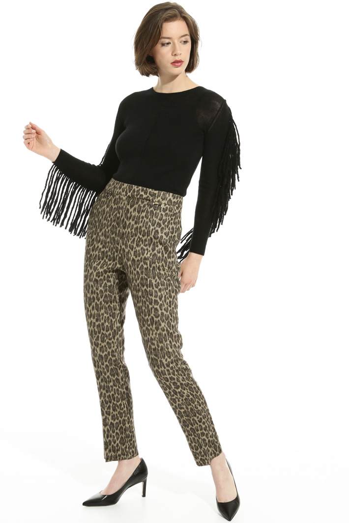 Pantalone in flanella jacquard Fashion Market Pantalone in flanella jacquard Fashion Market