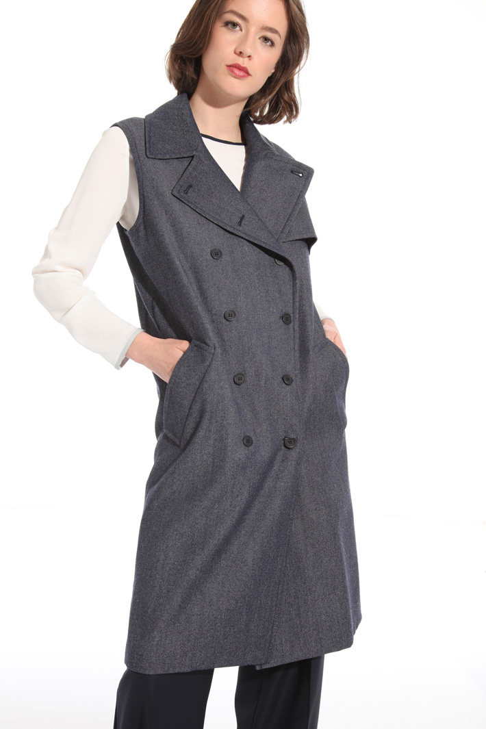 Trench in lana vergine Fashion Market Trench in lana vergine Fashion Market