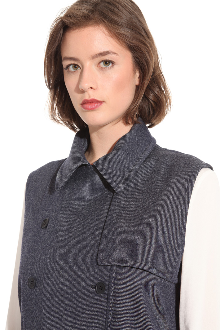 Trench in lana vergine Fashion Market Trench in lana vergine Fashion Market