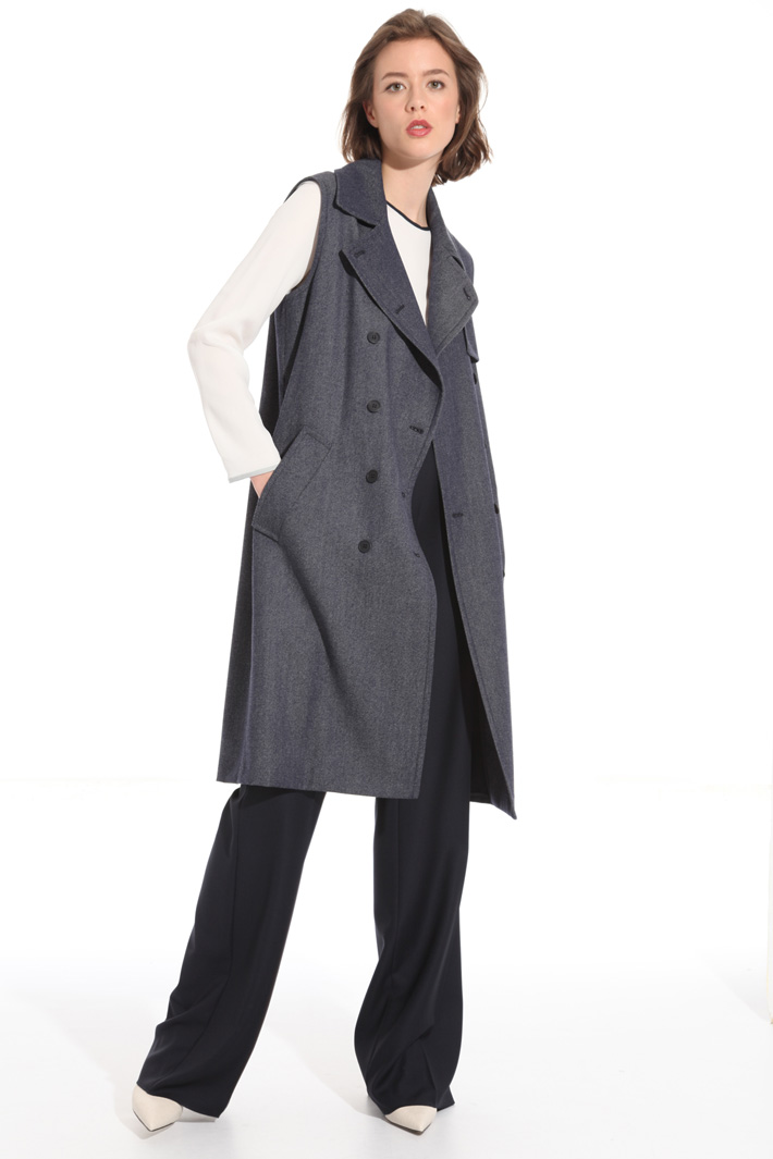 Trench in lana vergine Fashion Market Trench in lana vergine Fashion Market