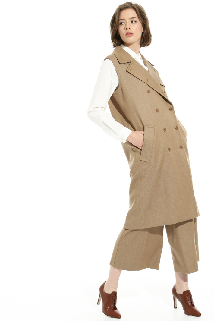 Trench in lana vergine Fashion Market Trench in lana vergine Fashion Market