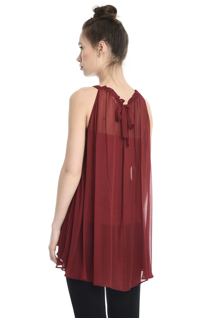 Top fluido in georgette Fashion Market Top fluido in georgette Fashion Market