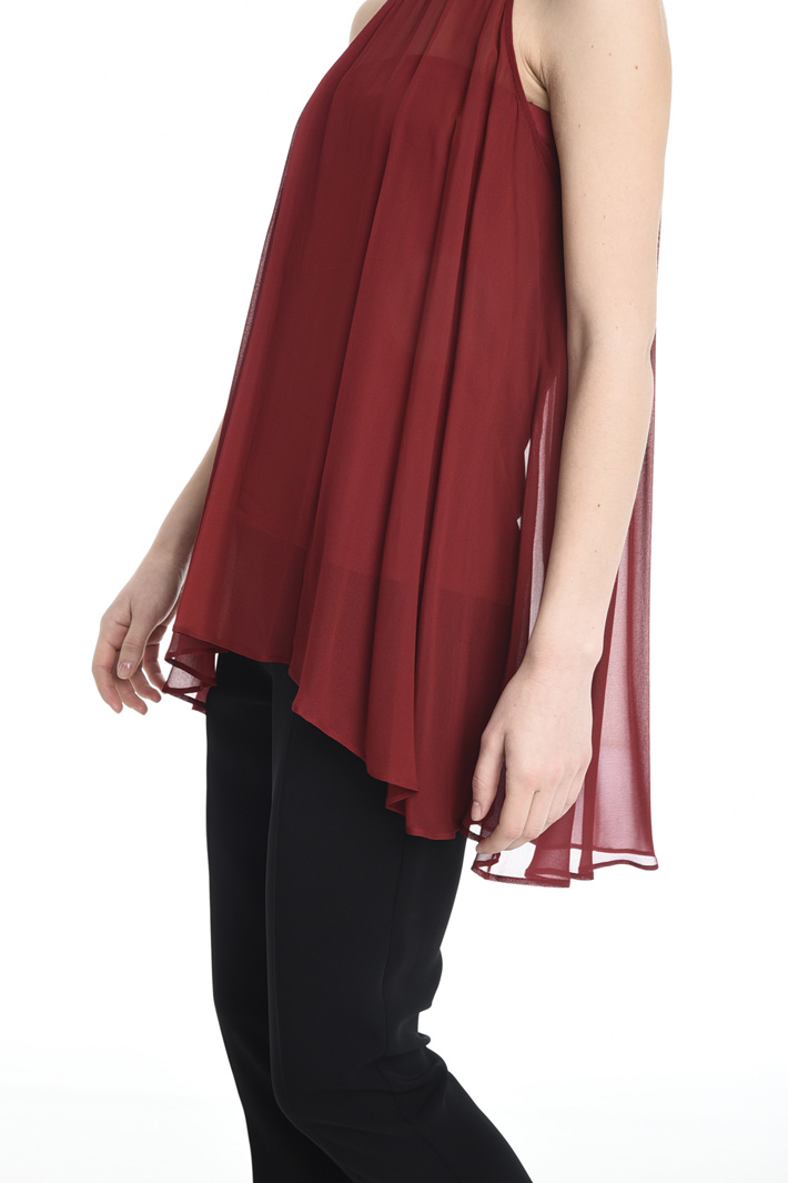 Top fluido in georgette Fashion Market Top fluido in georgette Fashion Market