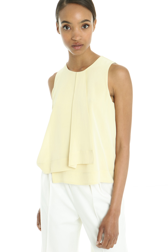 Top con drappeggio centrale Fashion Market Top con drappeggio centrale Fashion Market