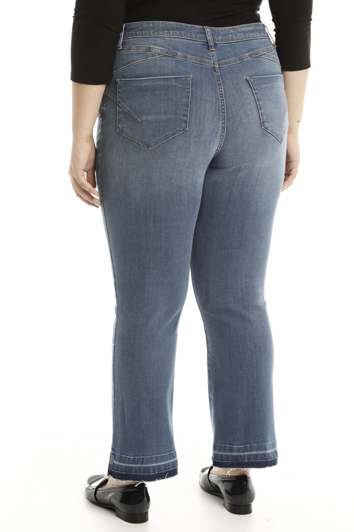 Jeans con fondo sfrangiato Fashion Market Jeans con fondo sfrangiato Fashion Market