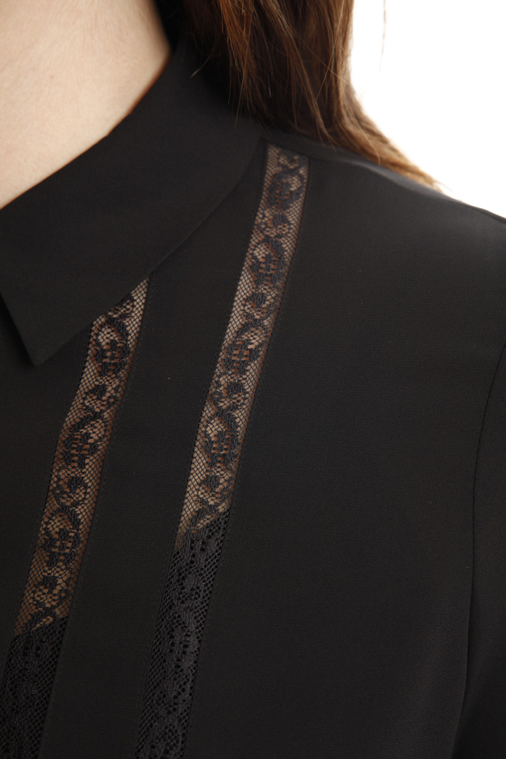 Camicia con ricami in pizzo Fashion Market Camicia con ricami in pizzo Fashion Market