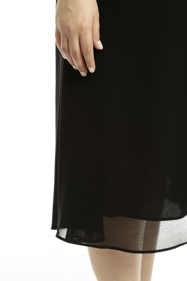 Abito fluido in georgette Fashion Market Abito fluido in georgette Fashion Market