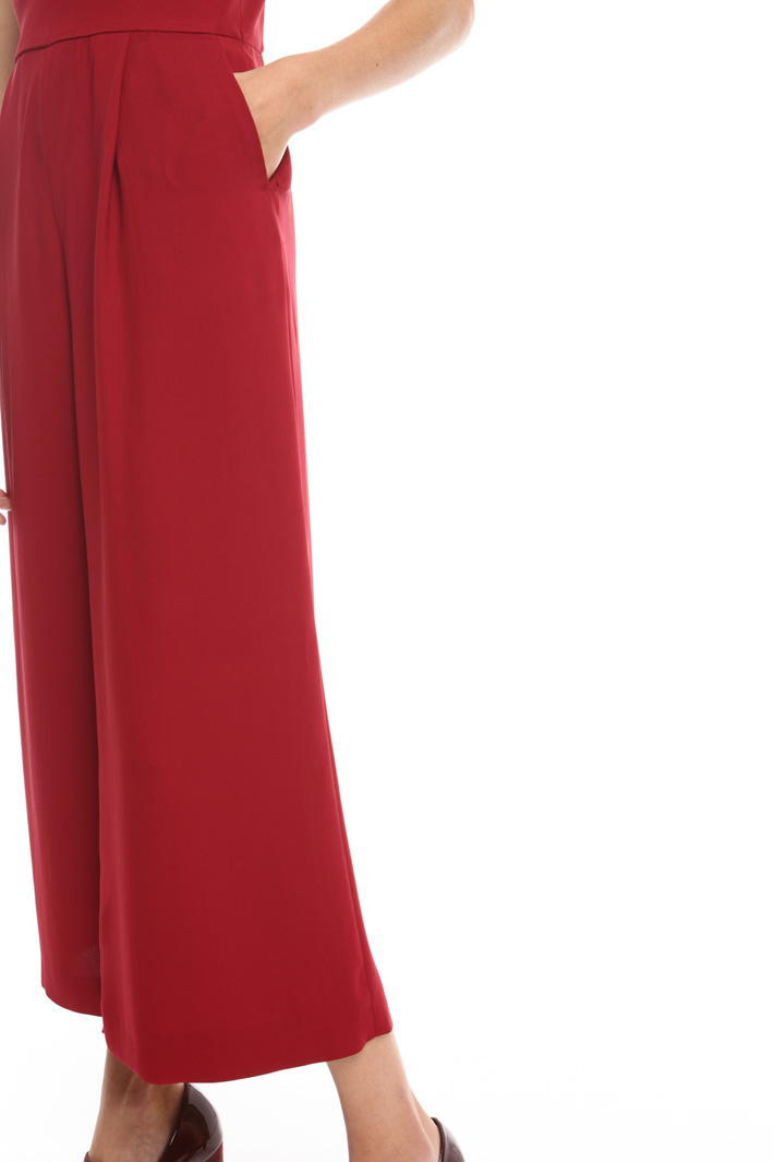 Tuta cropped in cady stretch Fashion Market Tuta cropped in cady stretch Fashion Market
