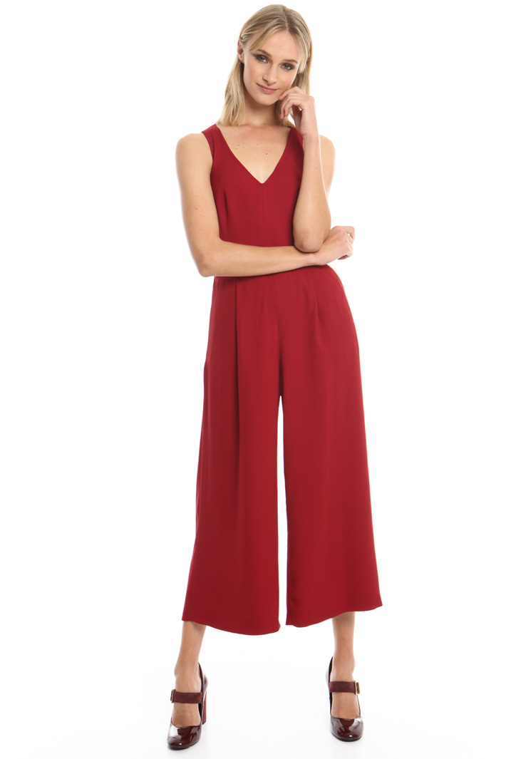Tuta cropped in cady stretch Fashion Market Tuta cropped in cady stretch Fashion Market