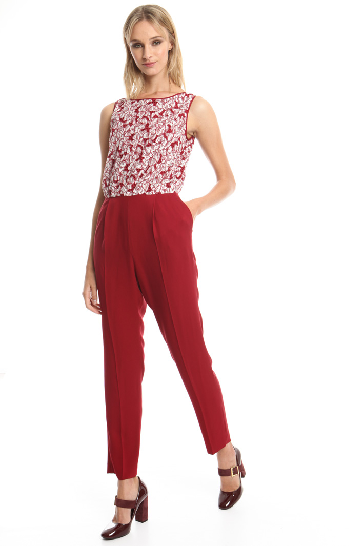 Tuta con bustino in pizzo Fashion Market Tuta con bustino in pizzo Fashion Market