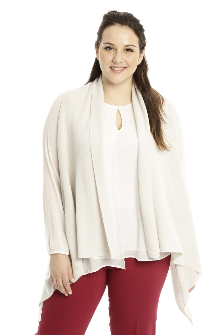 Gilet lungo in misto lana Fashion Market Gilet lungo in misto lana Fashion Market