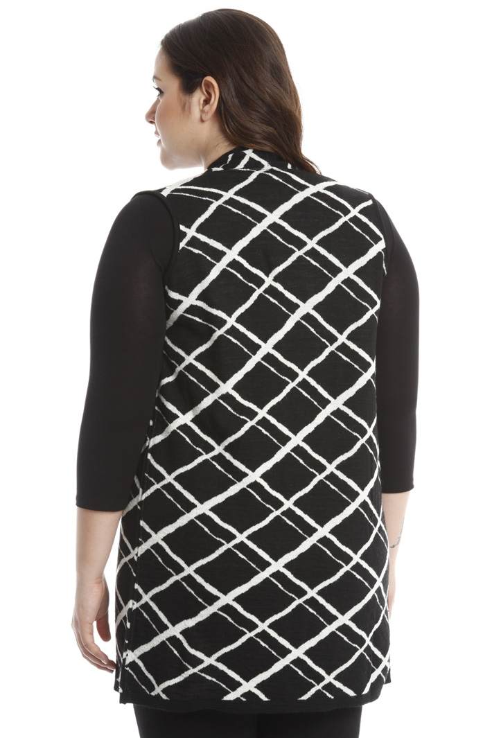 Gilet lungo jacquard Fashion Market Gilet lungo jacquard Fashion Market