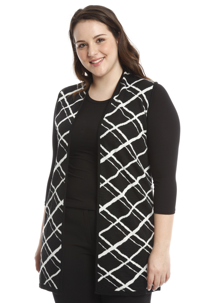 Gilet lungo jacquard Fashion Market Gilet lungo jacquard Fashion Market