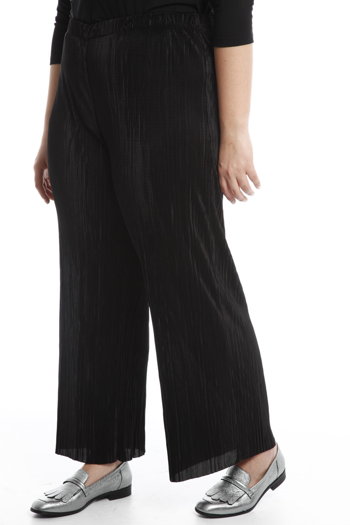 Pantalone lucido plissé Fashion Market Pantalone lucido plissé Fashion Market