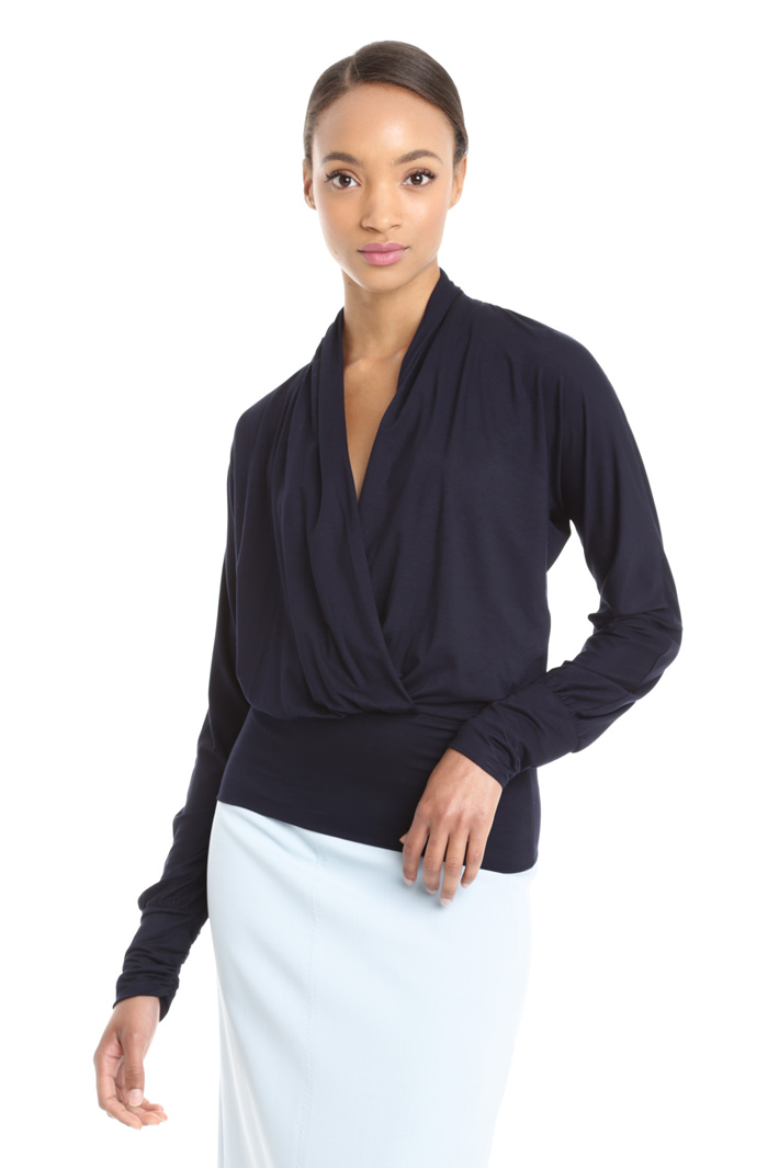 Top con scollo incrociato Fashion Market Top con scollo incrociato Fashion Market