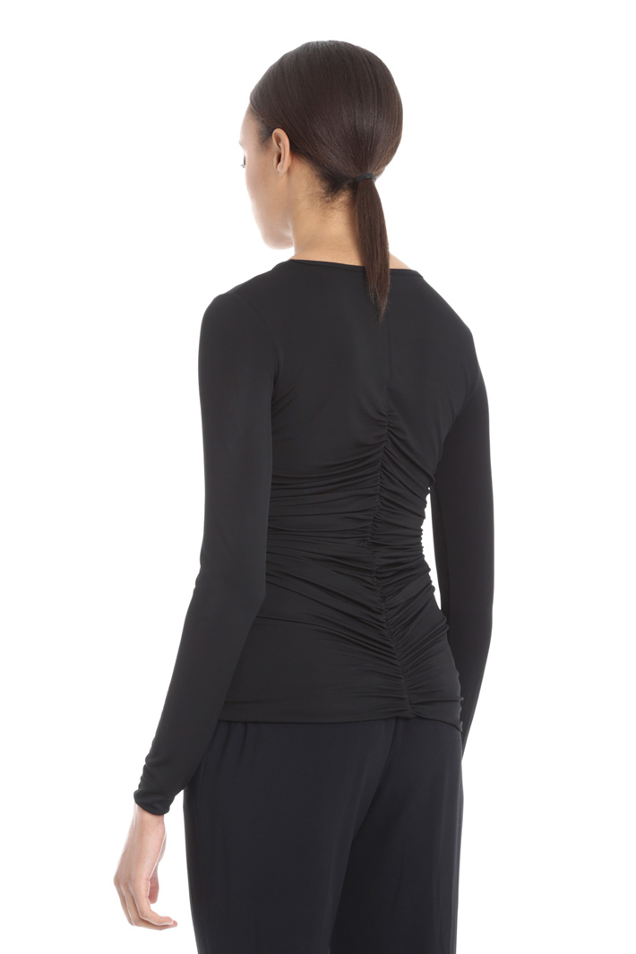 Top in jersey crepe Fashion Market Top in jersey crepe Fashion Market
