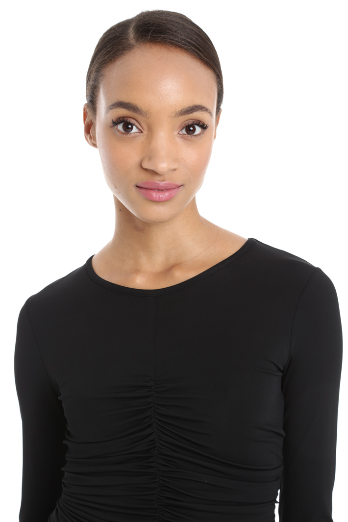 Top in jersey crepe Fashion Market Top in jersey crepe Fashion Market