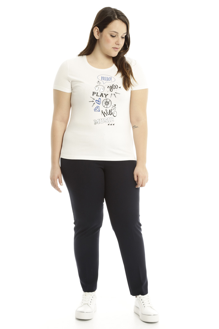 T-shirt in jersey di cotone Fashion Market T-shirt in jersey di cotone Fashion Market
