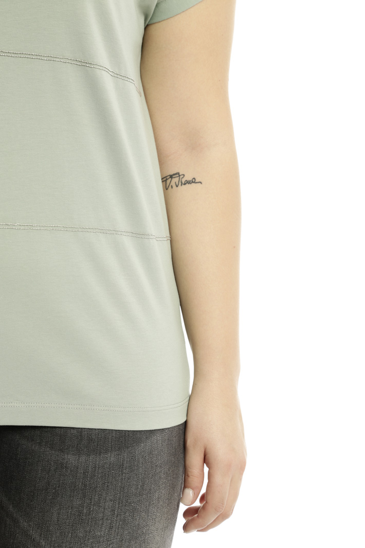 T-shirt con ricamo gioiello Fashion Market T-shirt con ricamo gioiello Fashion Market