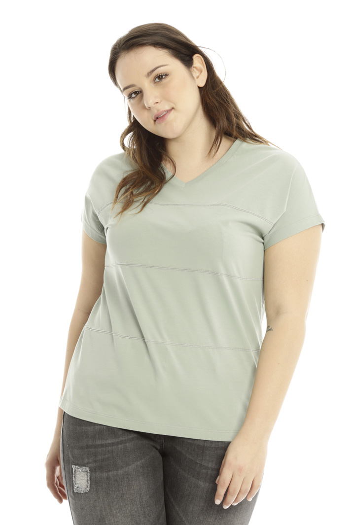 T-shirt con ricamo gioiello Fashion Market T-shirt con ricamo gioiello Fashion Market