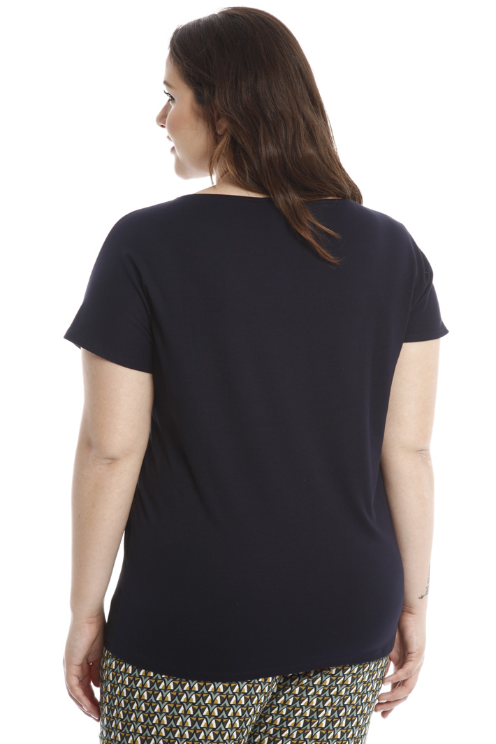 Top in jersey e crepe Fashion Market Top in jersey e crepe Fashion Market