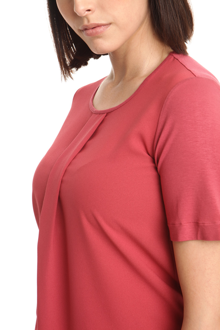 T-shirt con piega decor Fashion Market T-shirt con piega decor Fashion Market