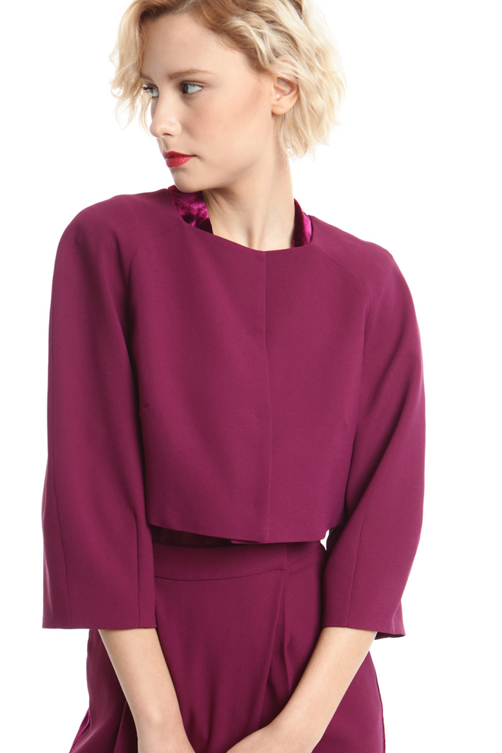 Giacca boxy in tessuto crepe Fashion Market Giacca boxy in tessuto crepe Fashion Market