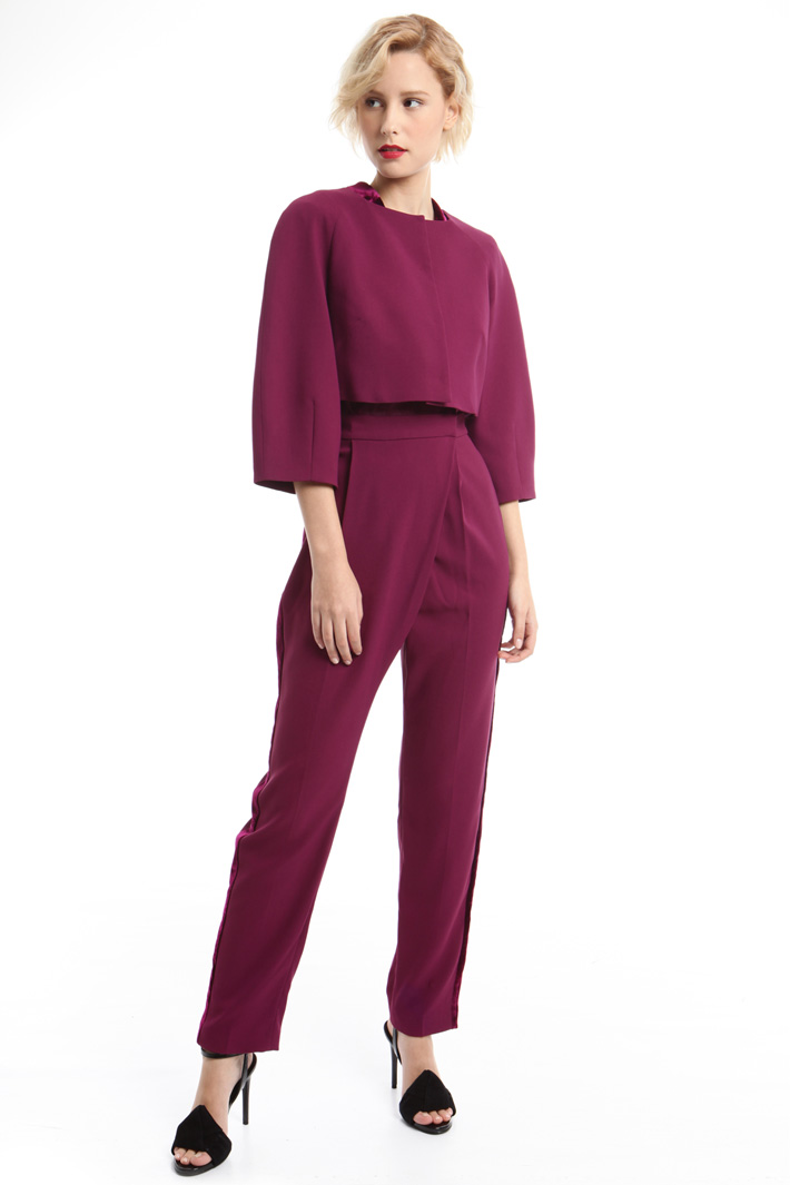 Giacca boxy in tessuto crepe Fashion Market Giacca boxy in tessuto crepe Fashion Market