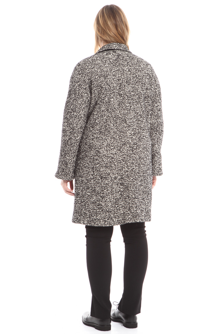 Cappotto in bouclé tinto filo Fashion Market Cappotto in bouclé tinto filo Fashion Market