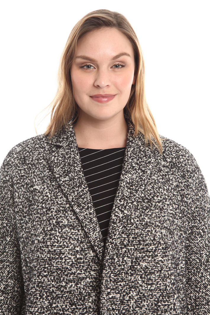 Cappotto in bouclé tinto filo Fashion Market Cappotto in bouclé tinto filo Fashion Market