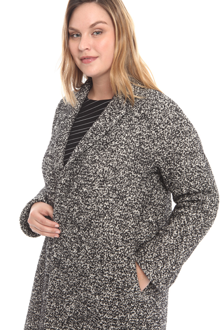 Cappotto in bouclé tinto filo Fashion Market Cappotto in bouclé tinto filo Fashion Market