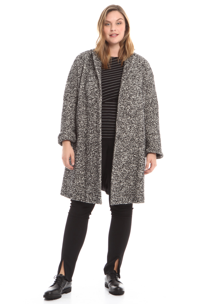 Cappotto in bouclé tinto filo Fashion Market Cappotto in bouclé tinto filo Fashion Market