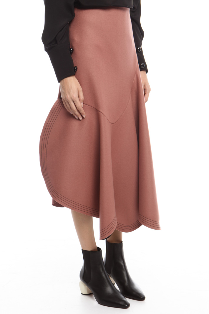 Gonna asimmetrica in panno Fashion Market Gonna asimmetrica in panno Fashion Market
